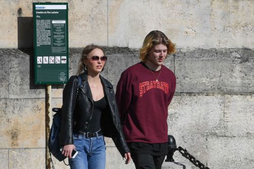 Lily-Rose Depp Stills Shopping at Colette in Paris 7