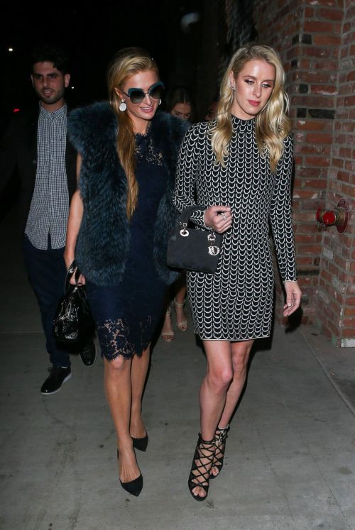 Paris Hilton and Nicky Hilton at Tao Beauty & Essex in Hollywood 3