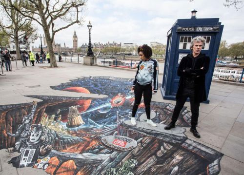 Pearl Mackie Stills at Doctor Who Cast Promotions at Southbank 1