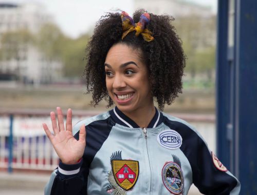 Pearl Mackie Stills at Doctor Who Cast Promotions at Southbank 2