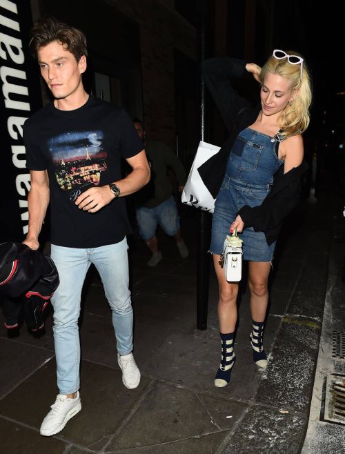 Pixie Lott and Oliver Cheshire Night Out in London 7