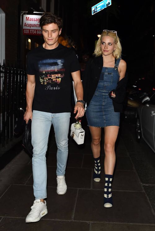 Pixie Lott and Oliver Cheshire Night Out in London 12