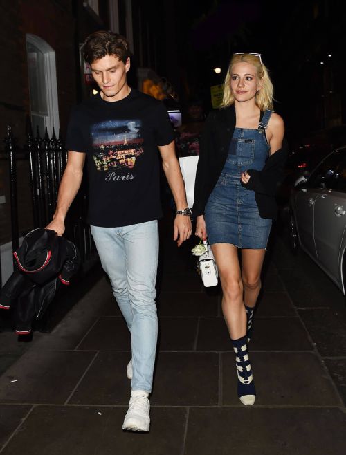 Pixie Lott and Oliver Cheshire Night Out in London 13