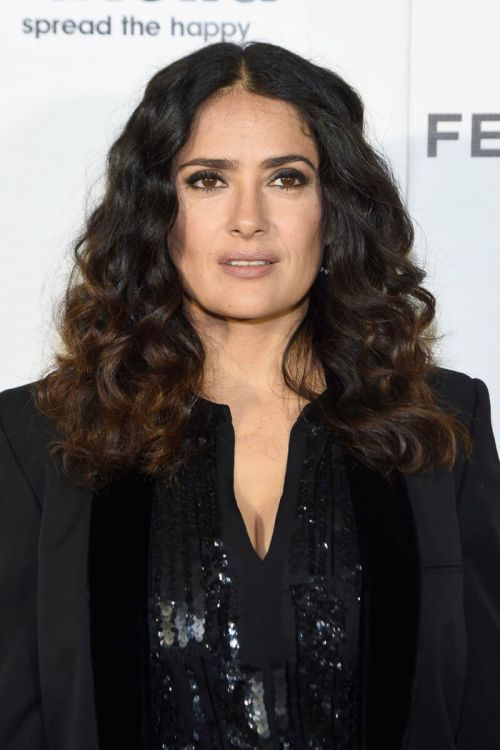 Salma Hayek at Tribeca Shorts New York - Group Therapy at Film Festival