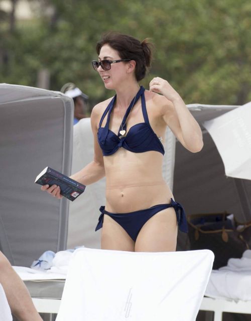 Samantha Cameron Stills in Bikini at a Beach in Miami 8