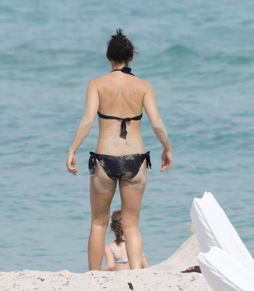 Samantha Cameron Stills in Bikini at a Beach in Miami 11