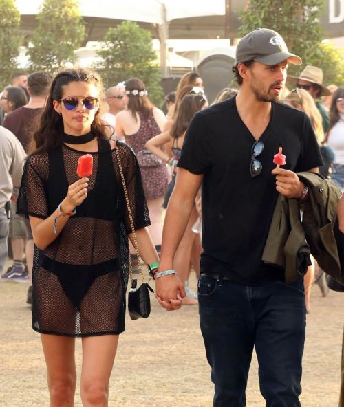 Sara Sampaio Stills Out at Coachella Festival in Indio 1