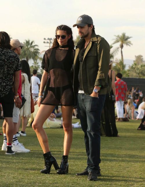 Sara Sampaio Stills Out at Coachella Festival in Indio 9