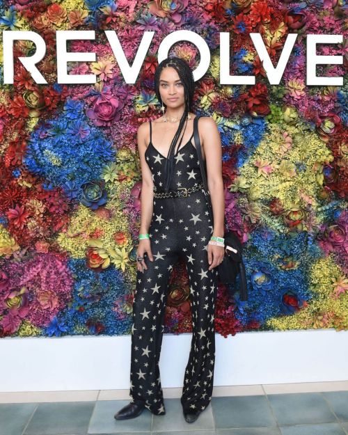 Shanina Shaik Stills at Revolve Desert House at 2017 Coachella in Indio 7