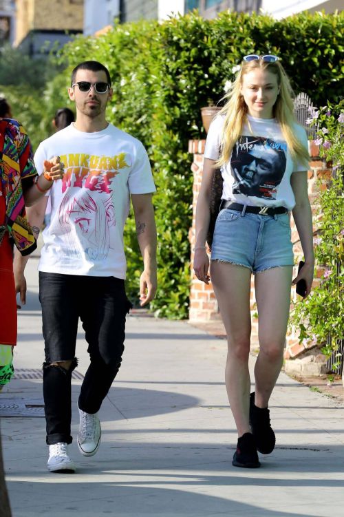 Sophie Turner and Joe Jonas Stills Out in West Hollywood 1