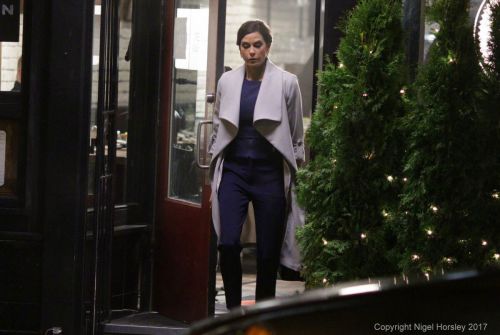 Teri Hatcher Stills on the Set of Supergirl in Vancouver 1