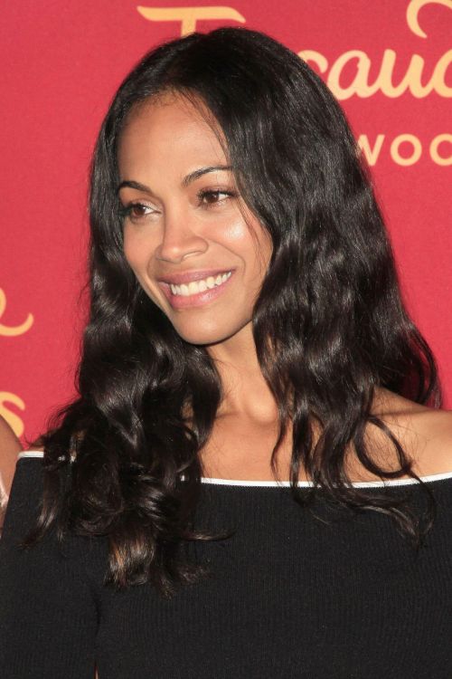 Zoe Saldana at Madame Tussaud