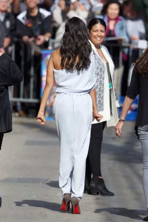 Zoe Saldana Stills at Jimmy Kimmel Live in Los Angeles 12