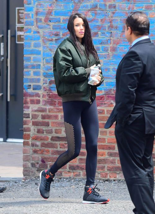Adriana Lima Leaves a Gym in New York 6