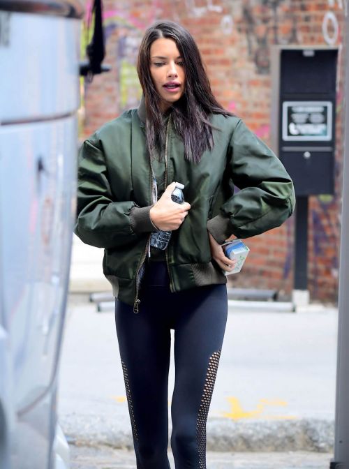 Adriana Lima Leaves a Gym in New York 9