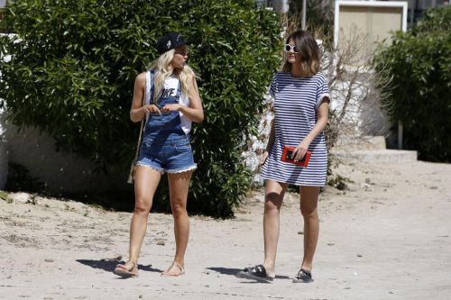 Amanda Clapham and Sophie Porley Out and About in Ibiza 6