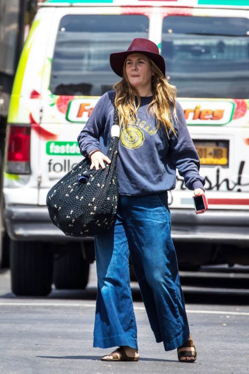 Drew Barrymore Out and About in New York 2