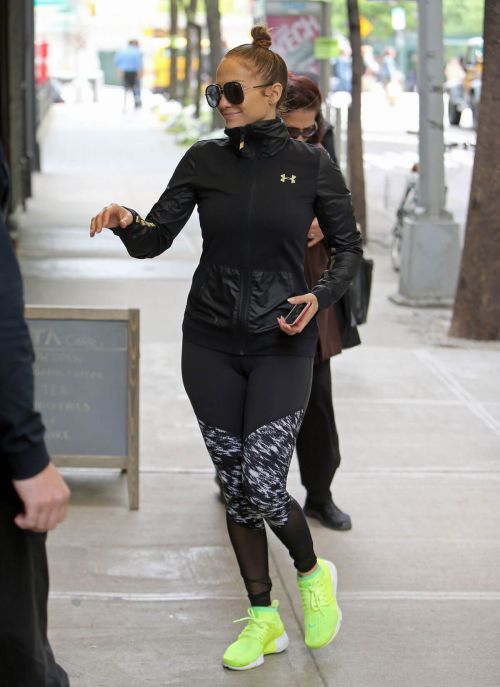 Jennifer Lopez Arrives at a Gym in New York 7