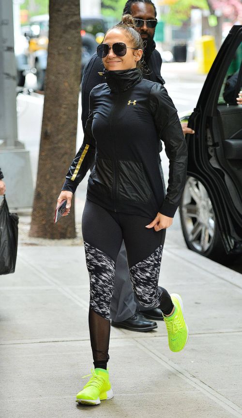 Jennifer Lopez Arrives at a Gym in New York 12