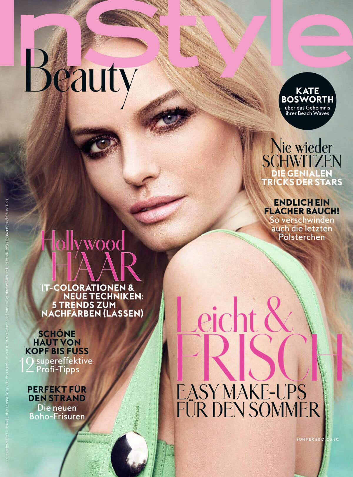 Kate Bosworth in Instyle Beauty Magazine, Germany Summer 2017 Issue