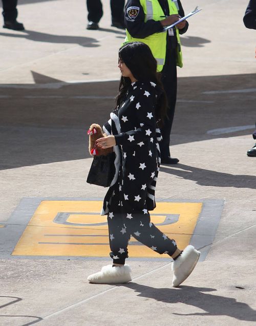 Kylie Jenner Boarding at a Private Jet in Cusco 5