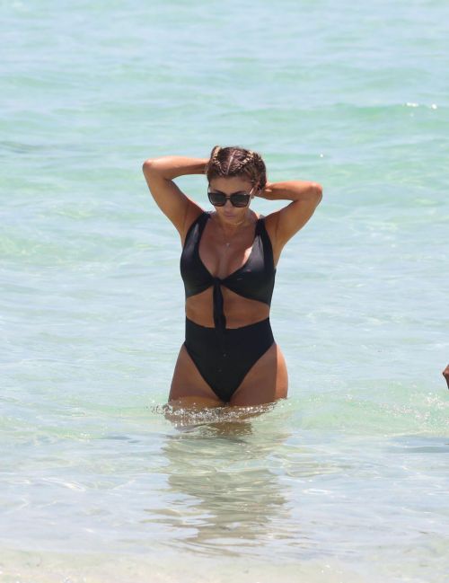 Larsa Pippen in Bikini at a Beach in Miami 1