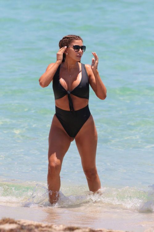 Larsa Pippen in Bikini at a Beach in Miami 24