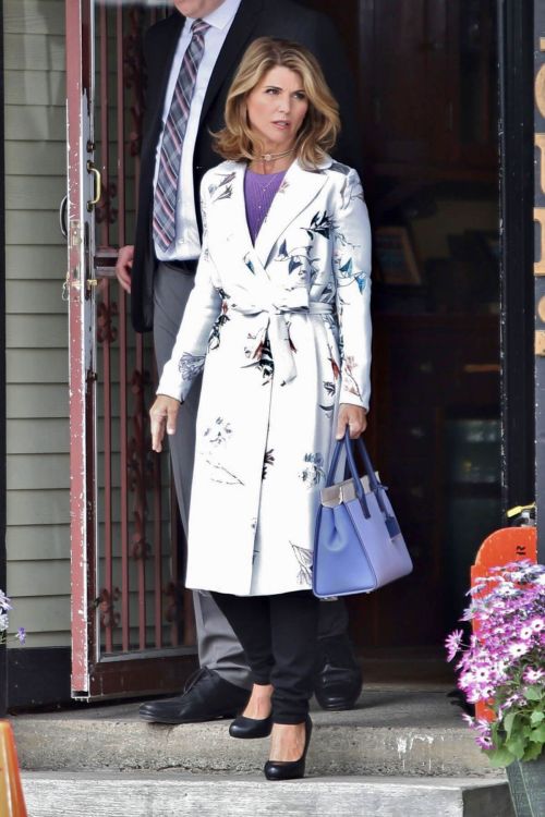 Lori Loughlin on the Set of Garage Sale Mystery in Vancouver 2