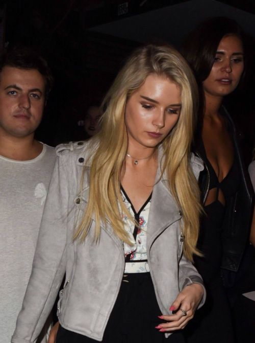 Lottie Moss Leaves Oliver Proudlocks Party in London 11