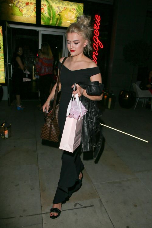 Lucy Fallon Leaves Menagerie Restaurant and Bar in Manchester 7