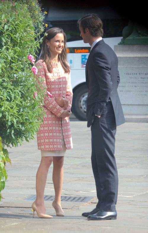 Pippa Middleton Leaves Church Service in London 1