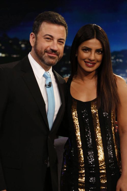 Priyanka Chopra on the Set of Jimmy Kimmel Live in Los Angeles 2