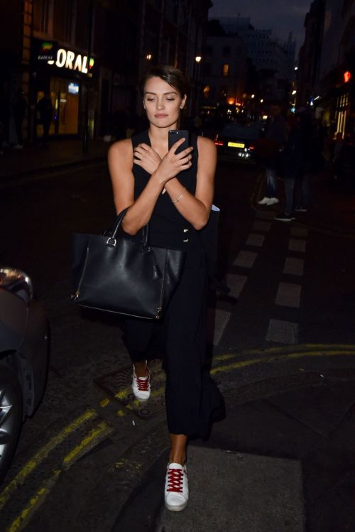 Wallis Day Leaves Oliver Proudlocks Party in London 1