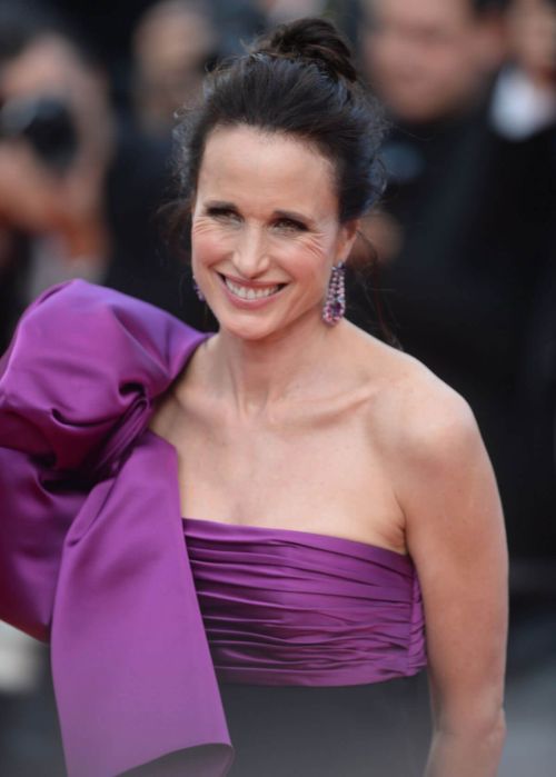 Andie MacDowell at The Meyerowitz Stories Premiere at 70th Annual Cannes Film Festival 6