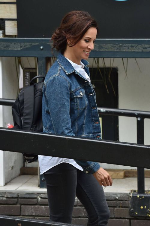 Andrea McLean Leaves ITV Studios in London 2