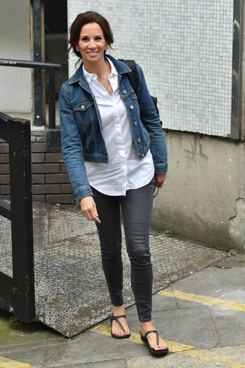 Andrea McLean Leaves ITV Studios in London 4