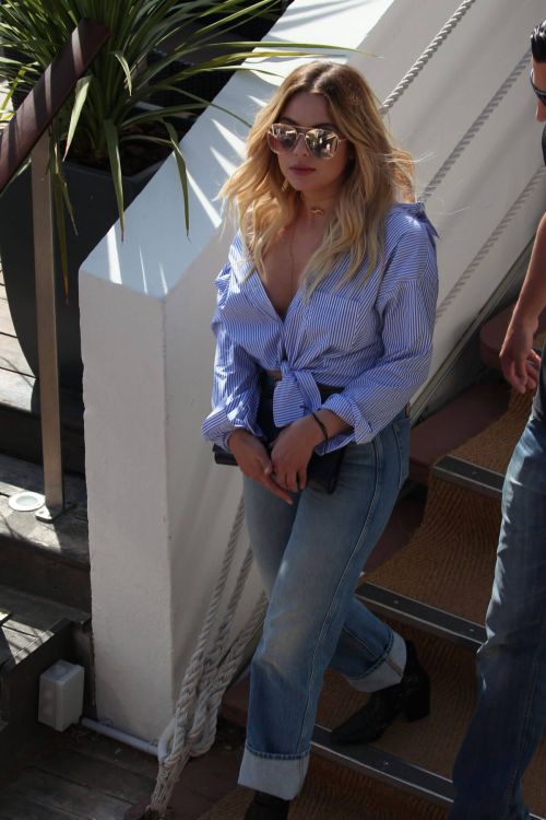 Ashley Benson in Jeans Out in Cannes 5