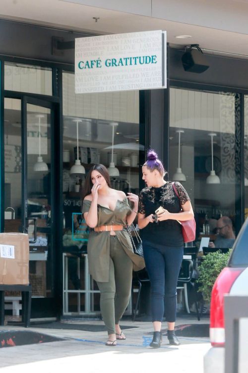 Ashley Graham at Cafe Gratitude in Los Angeles 5