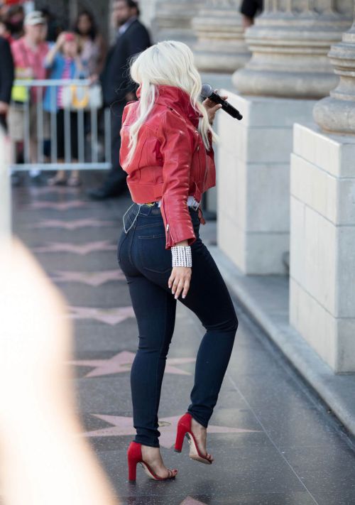 Bebe Rexha Arrives at Jimmy Kimmel Live in Los Angeles 8