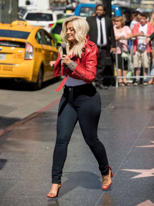 Bebe Rexha Arrives at Jimmy Kimmel Live in Los Angeles 10