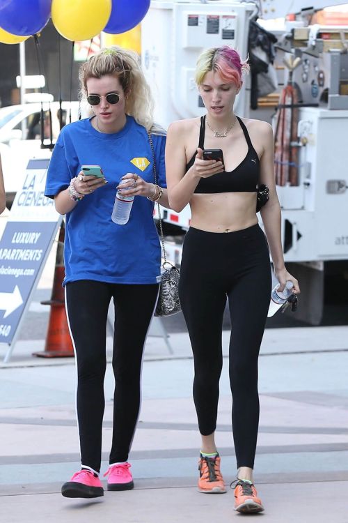 Bella Thorne and Dani Thorne Leaves a Gym in Los Angeles 7