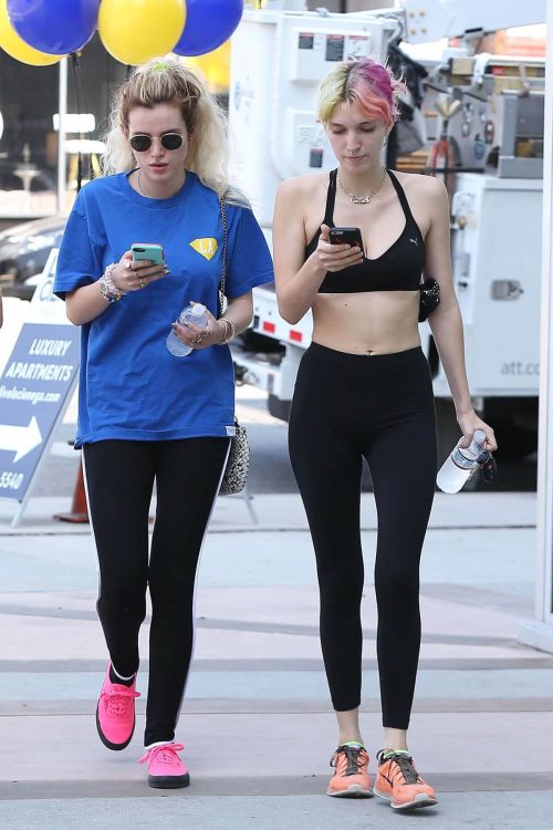 Bella Thorne and Dani Thorne Leaves a Gym in Los Angeles 8