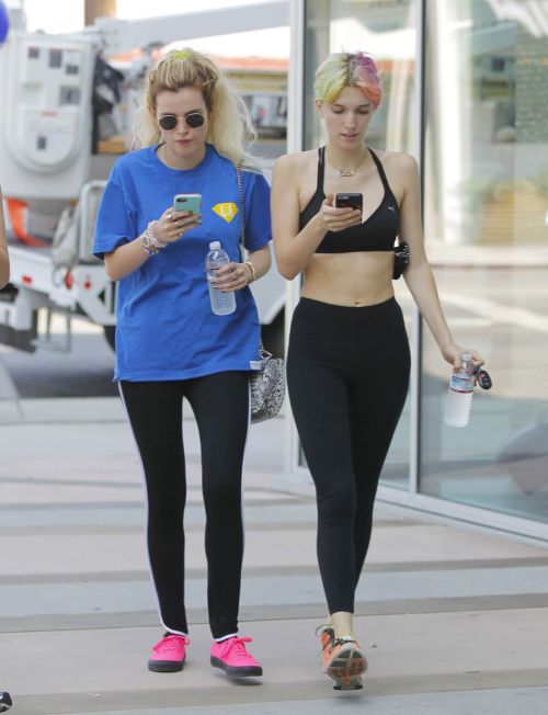 Bella Thorne and Dani Thorne Leaves a Gym in Los Angeles 13