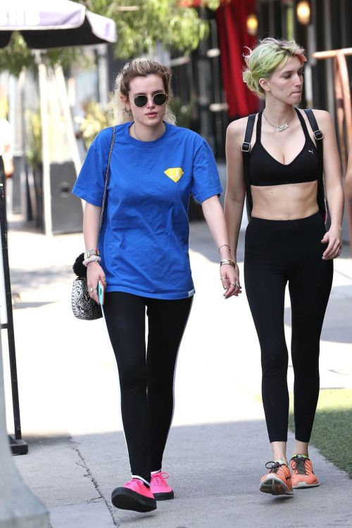 Bella Thorne and Dani Thorne Leaves a Gym in Los Angeles 15
