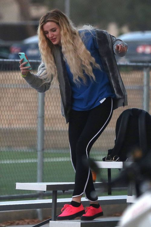 Bella Thorne at Her Ex Boyfriends Soccer Game in Los Angeles 5