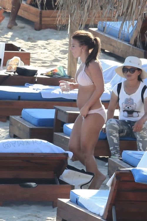 Coleen Rooney in Bikini on the Beach in Mykonos 3