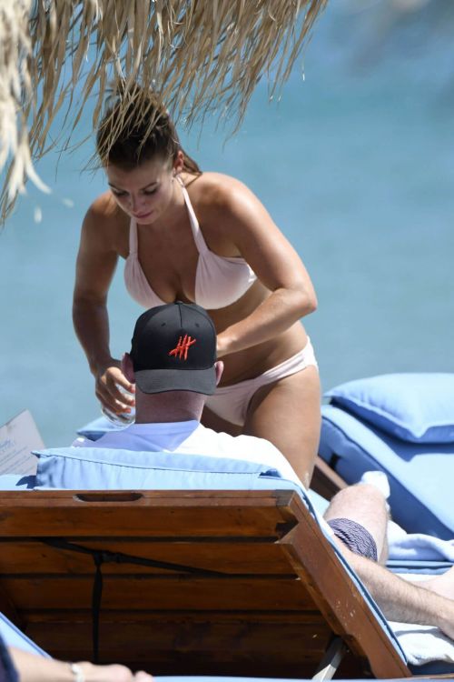 Coleen Rooney in Bikini on the Beach in Mykonos 8