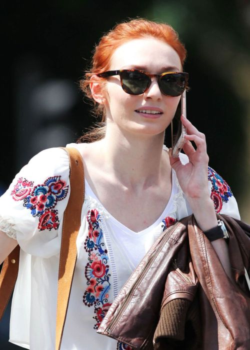 Eleanor Tomlinson Out and About in London 5