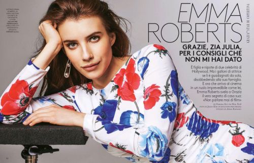 Emma Roberts in Grazia Magazine, Italy June 2017 4