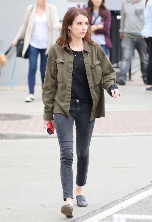 Emma Roberts on the Set of Little Italy in Toronto 2